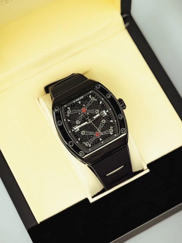 Rollie Automatic Leather Watch